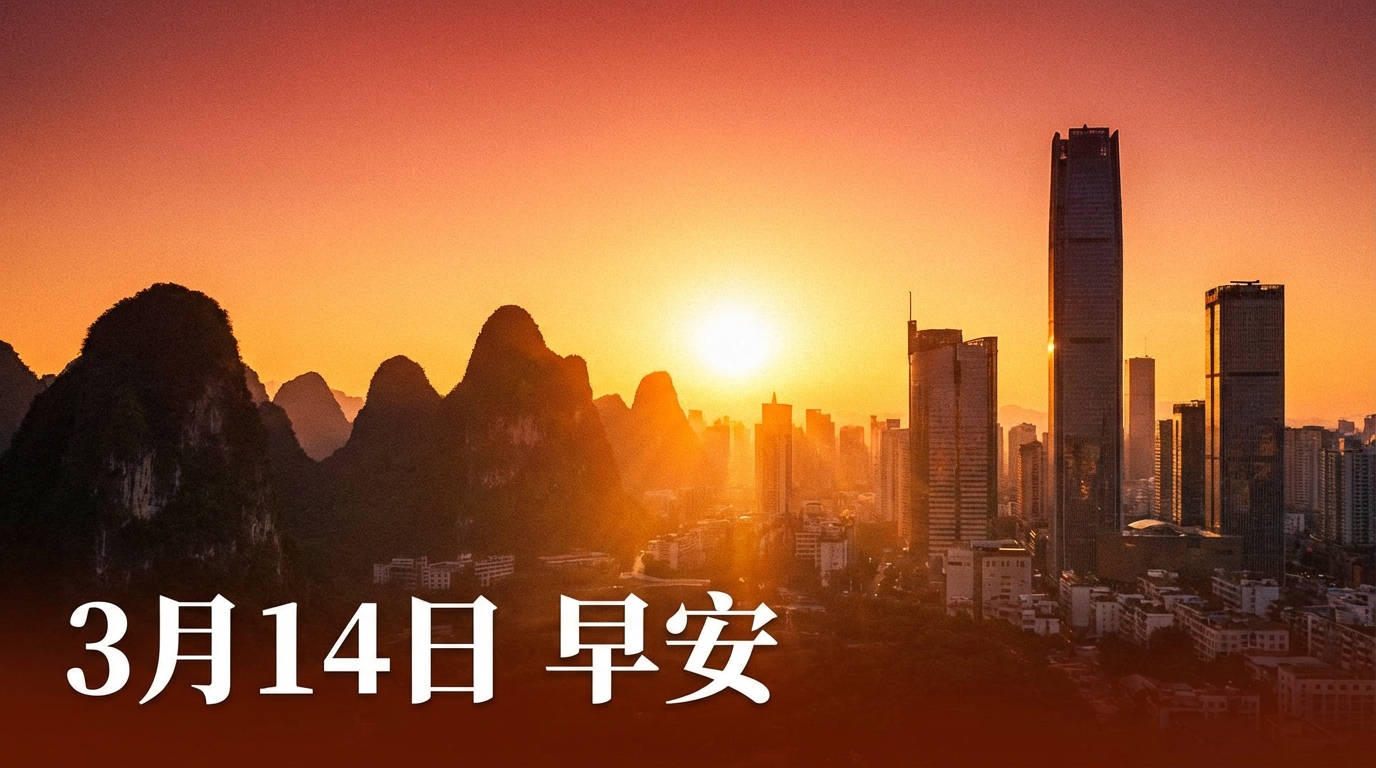 微信早报 | 2026年3月14日（周六）广西·国内·国际·科技