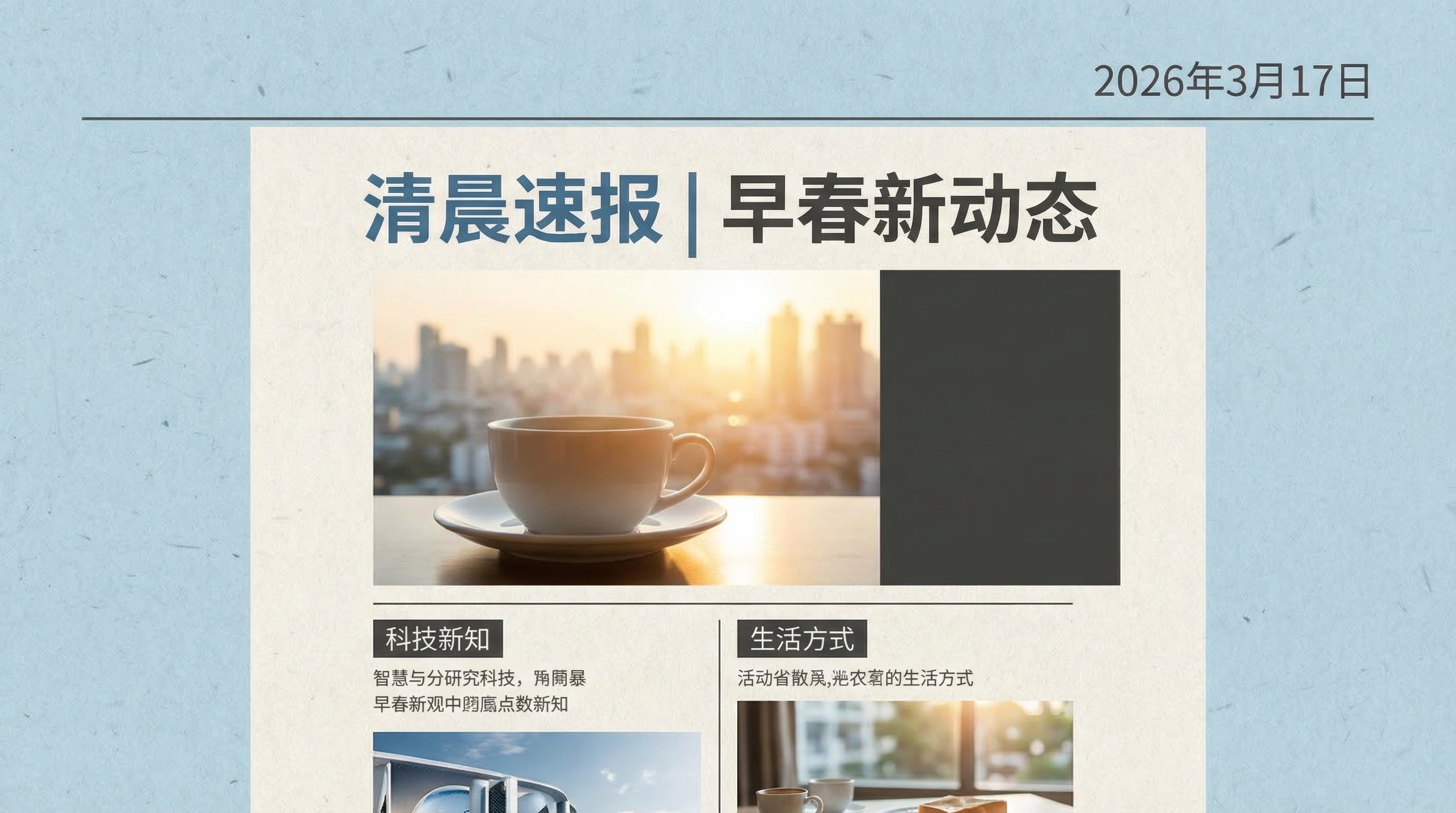 【每日早报】2026年3月17日