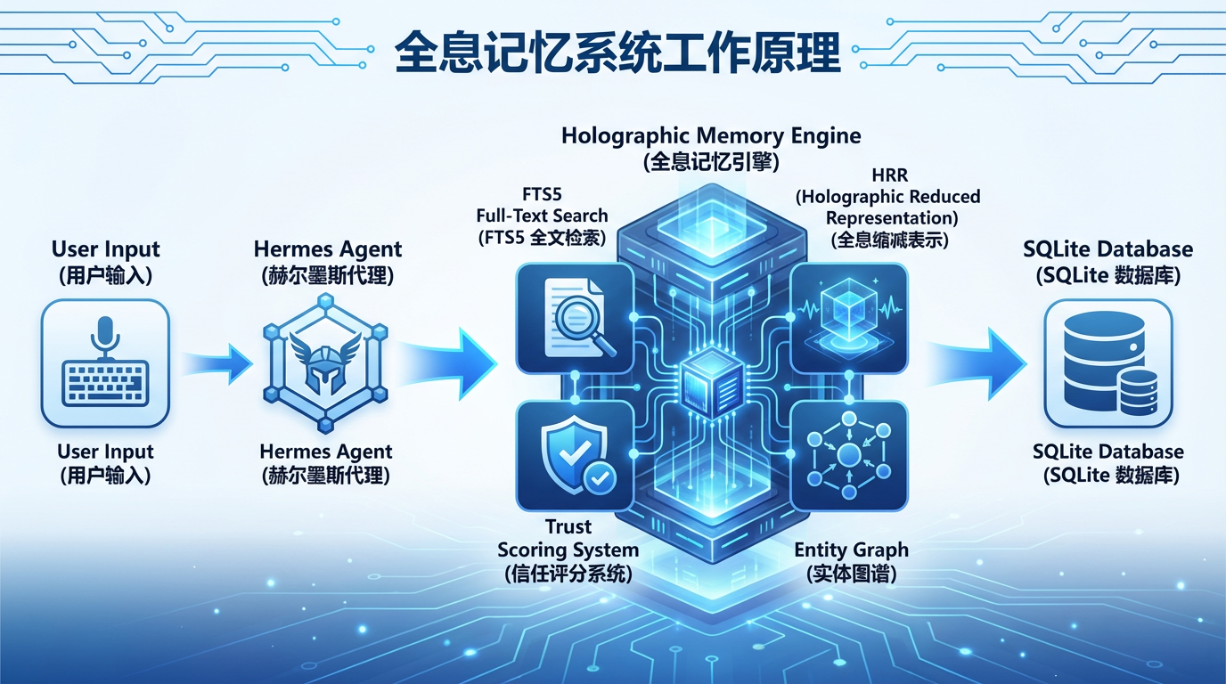 Holographic：本地免费的AI记忆系统，让Agent真正”记住”一切